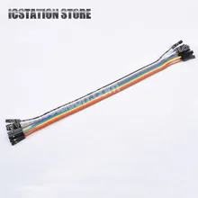 40pcs/lot 20cm 2.54mm 1pin Female to Female Jumper Wire Dupont cable Dupont Line for Arduino Breadboard