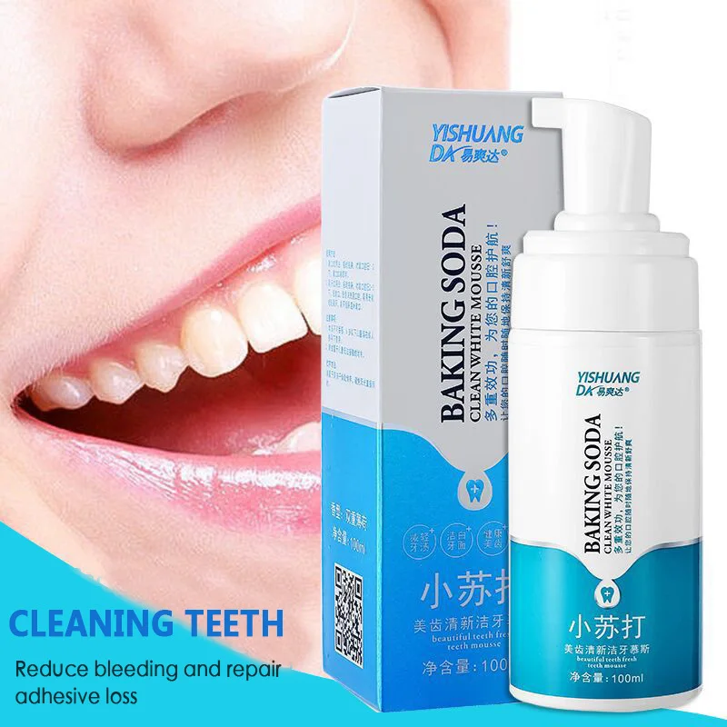 

New 120ml Whitening Toothpaste Natural Soda Mousse Toothpaste Cleansing Foam Toothpaste Tooth Whitening Liquid Toothpaste TSLM1