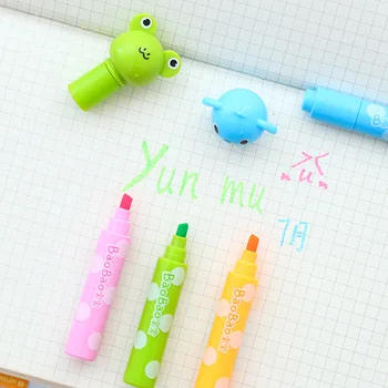 

DL New lovable fluorescent pen set for primary school pupils color mark key children's doodle pen 6451