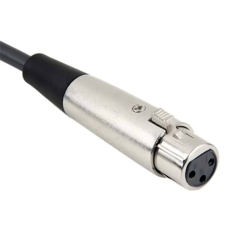 200 шт. USB штекер XLR Женский микрофонный кабель 3 М адаптер аудио удлинитель Черный