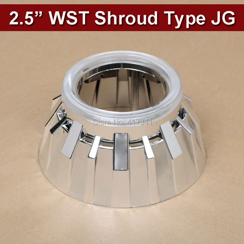 

2.5 Inches HID Bi-xenon Projector Lens Mask for Mini H1 WST Projector Lens Type JG B 2PCS/LOT
