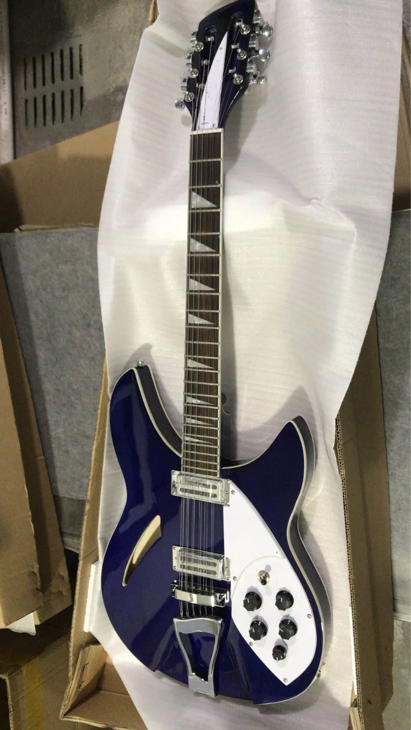 

Wholesale New Rickenbacke 330 360 Model 12 String Electric Guitar Blue Top Quality Free Shipping 181007