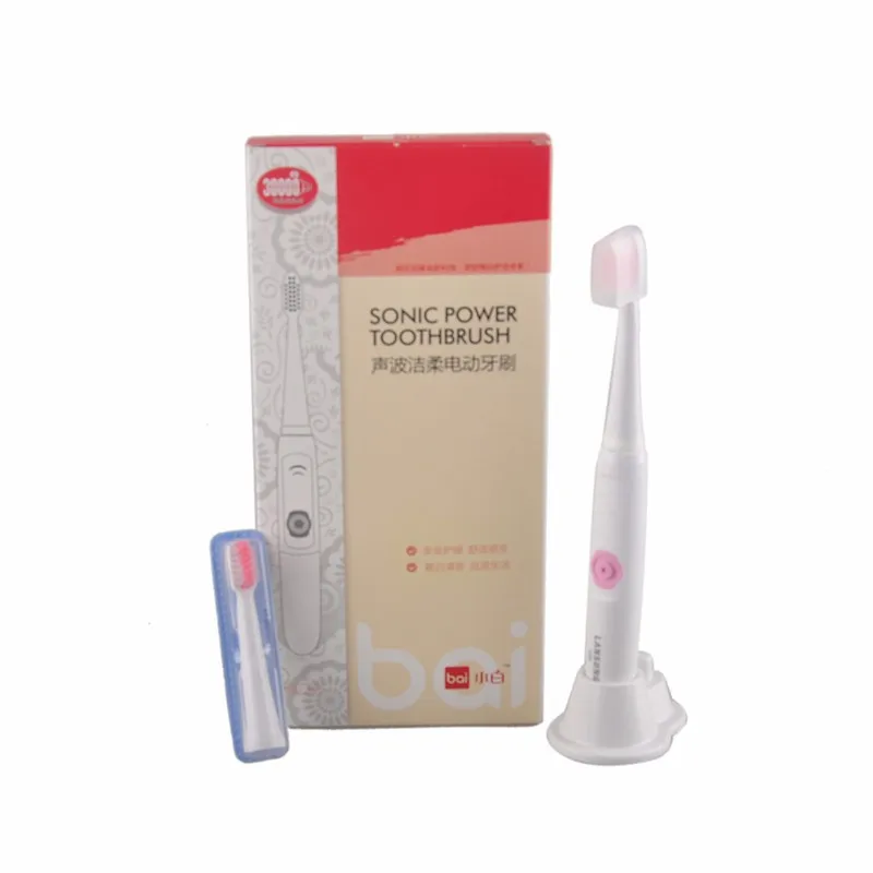 Escova de Dentes à Prova d' Água Onda Acústica Lansung Baterias Ipx7 Vibração Sonora Elétrica Frete Grátis A39 4 A39 Baterias IPX7 Vibração Sonora escova de