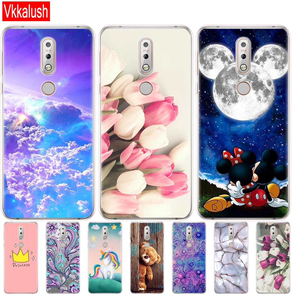

Case For Nokia 8.1 Case For Nokia 7.1 Plus 2018 Cover Silicon Back Cover For Capa Nokia 8.1 / X7 2018 Case Bumper Coque
