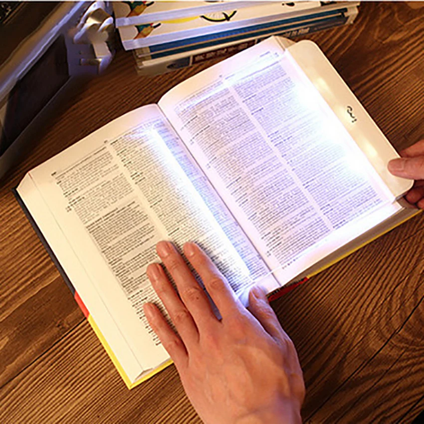 Flat Led Panel Reading Light Eyescare Portable Lamp Bookmark