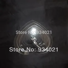 3 яруса прозрачный акриловый Кекс Дисплей сердце торт стенд