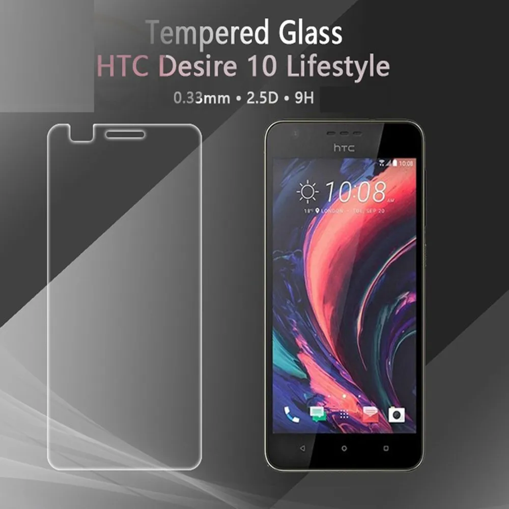 2.5D Tempered Glass For HTC Desire 10 Lifestyle Screen Protector Film For HTC Desire 10 Lifestyle 9H Protective Glass 2.5D Tempered Glass For HTC Desire 10 Lifestyle Screen Protector Film For HTC Desire 10 Lifestyle 9H Protective Glass