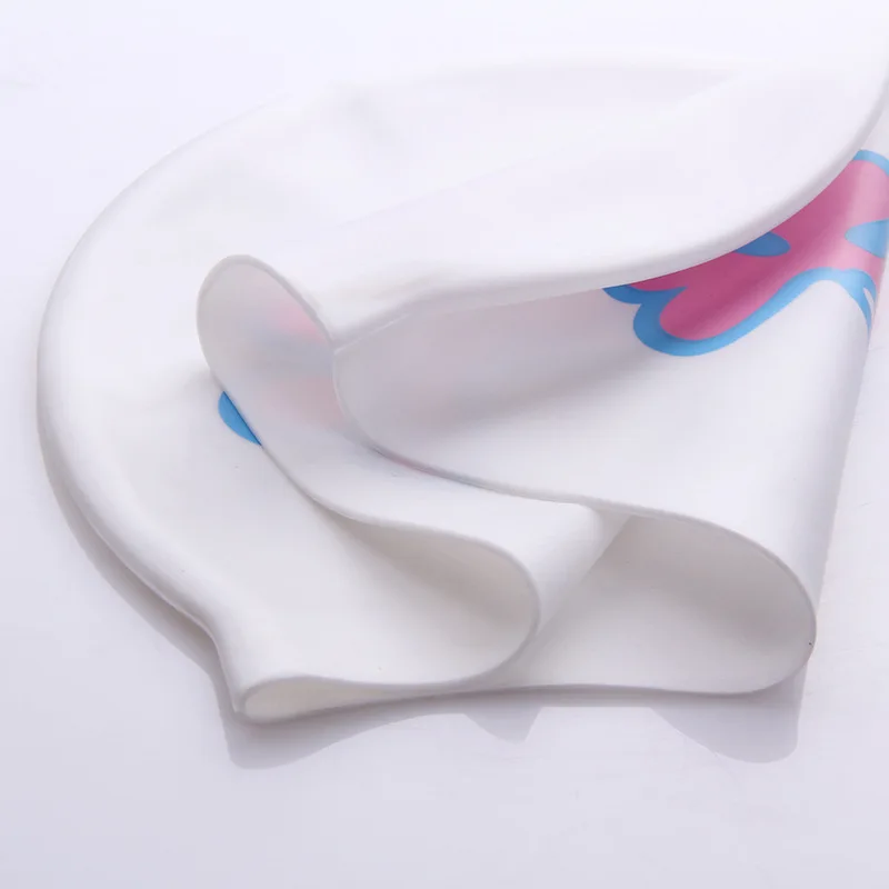

Youyou Summer Silicone Ear Protection Swimming Cap Waterproof Apply Hair Women's Hats High Elasticity Cap for the Pool Swimsuit