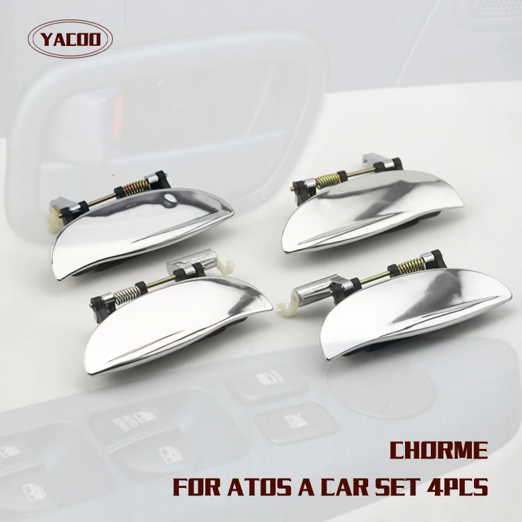 

4PCS A CAR SET EXTERIOR DOOR HANDLE FOR HYUNDAI ATOS 01 / ATOS PRIME 01- / VISTO 01-
