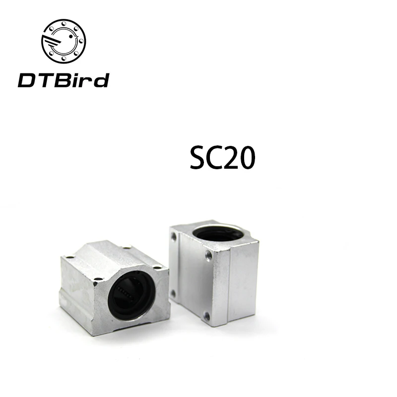 

High qualityFast shipping SC20UU SCS20UU 20mm linear ball bearing slide unit 20mm linear bearing block