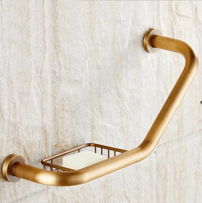 Free Shipping Antique brass bathroom armrest bathroom handle bathtub