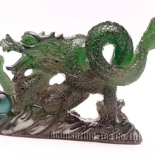 Аллохроический талисман, зеленый дракон, фэншуй, лучшие подарки, подарок, искусство и ремесла, орнамент изменит цвет, чайный питомец, S1168D
