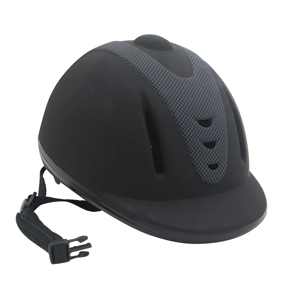 

Professional Horse Riding Helmet Adjustable Half Face Cover Protective Headgear Secure Equipment for Questrian Riders