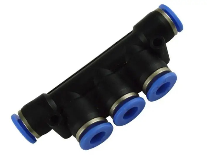 

5pcs Pneumatic Manifold Union Push In Fitting Tube OD 5/16 To OD 5/32 One Touch