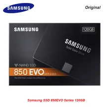 samsung 850EVO MZ-7LN120BW 120 ГБ встроенной Ёмкость ssd 2,5 дюймов чтения 540 МБ/с. SATA твердотельный накопитель для Тетрадь