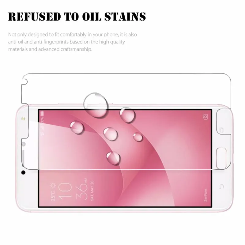 9H чехол из закаленного стекла для Asus Zenfone 3 Laser 4 Max Pro Go Selfie ZC520KL ZC520TL ZC554KL zb500кг ZE554KL