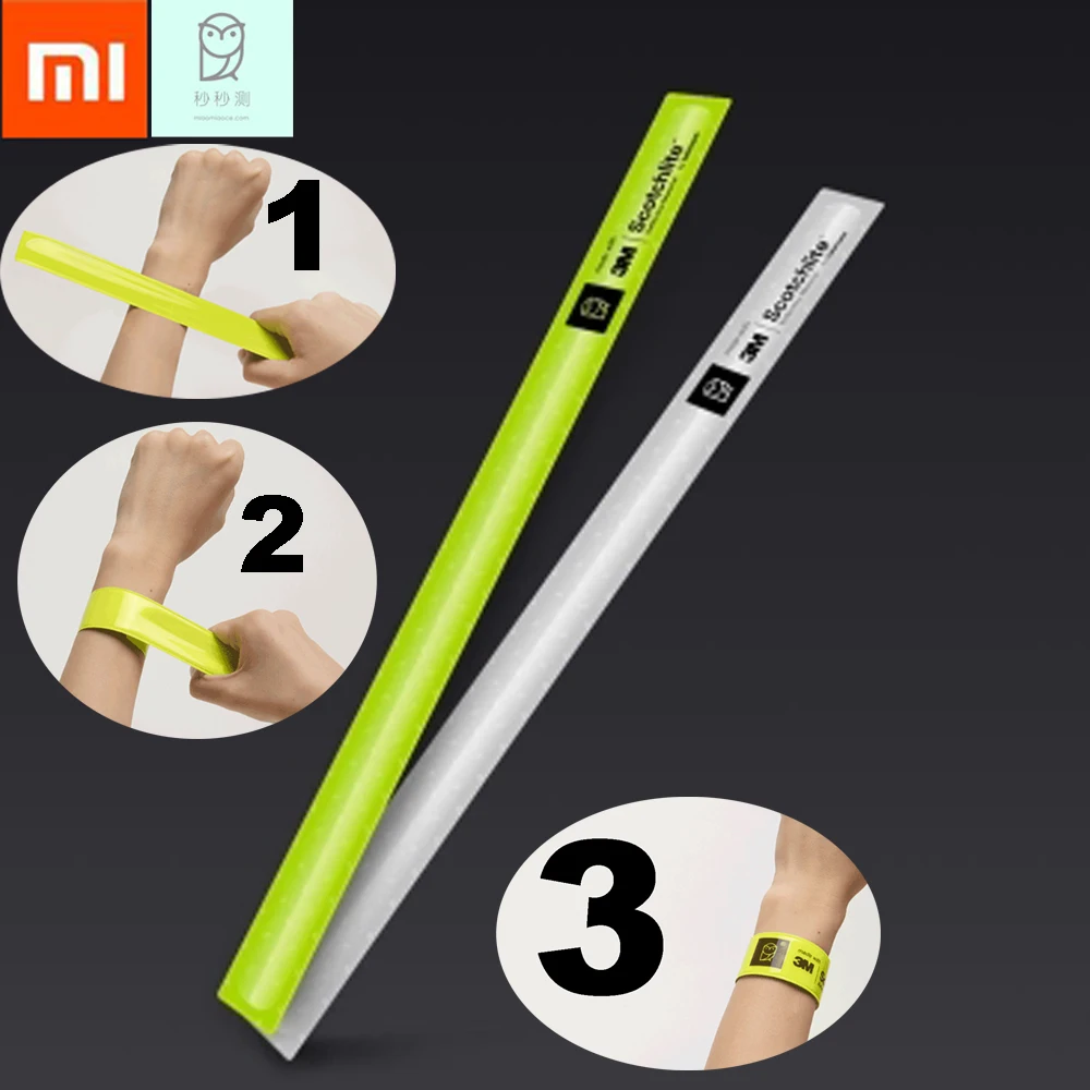 

Xiaomi Miaomiaoce Reflective Wristband Soft DurableAuto Bending Fluorescent Strap Bands For Night Sight Outside Safe Strap