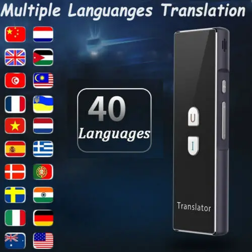 T6 смарт-переводчик Bluetooth карманный многоязычный переводчик в режиме реального времени