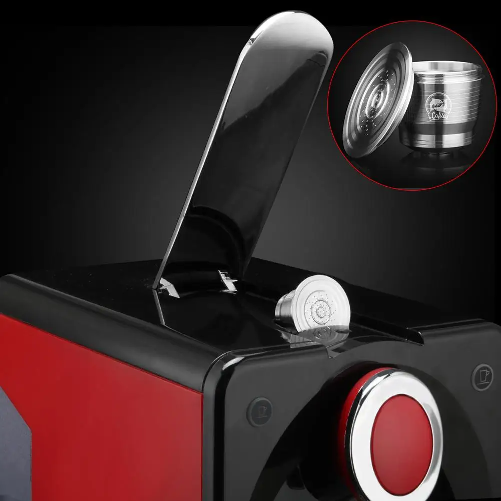 Stainless Steel Reusable Coffee Maker Capsule Filter Cup for Nespresso Machine 