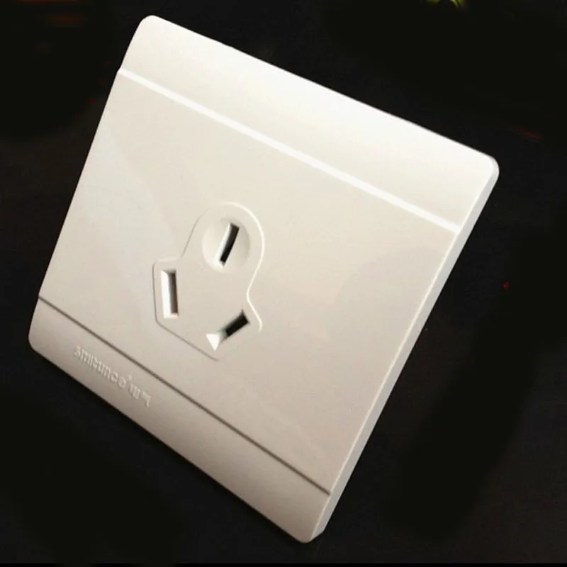 Electrical Socket 86 Type Wall Switch Socket Three Apertures 16A Air