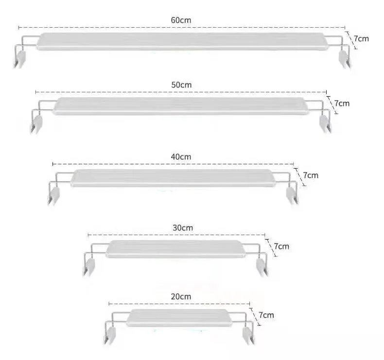 Аквариум WRGB светодиодный свет воды завод с/х Светодиодная лампа короткий стиль аквариум для тропических рыбок освещение системы кронштейн диммер