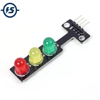 

5V Traffic Light LED Display Module for Arduino Red Yellow Green 5mm LED Mini-Traffic Light for Traffic Light System Model