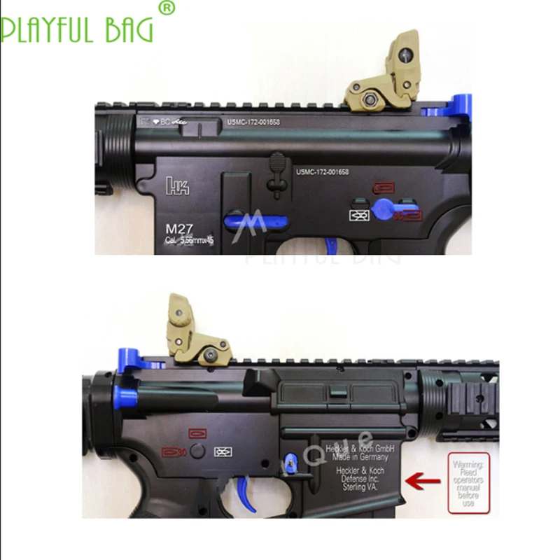 На свежем воздухе CS HK M27 гель воды пуля пистолет водонепроницаемый DIY металлические наклейки jinming шрам m4 hk416 leshi ak74U l03