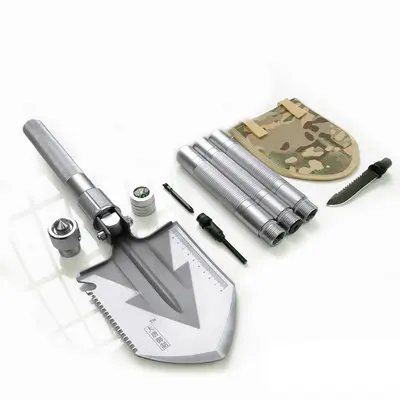 

Multifunctional portable outdoor protection tactical pole climbing camping self-defense cone folding self-help combination tool