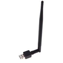 Мини Портативный 150 м USB WiFi беспроводной LAN сетевой адаптер 802,11 n/g/b 5dBi антенна для высокоэффективного беспроводного соединения