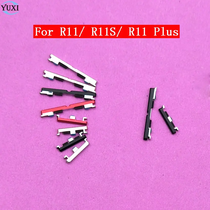 

YuXi For OPPO R11 Plus R11S Power On Off Lock + Volume Switch Side Key Button Replacement Spare Part
