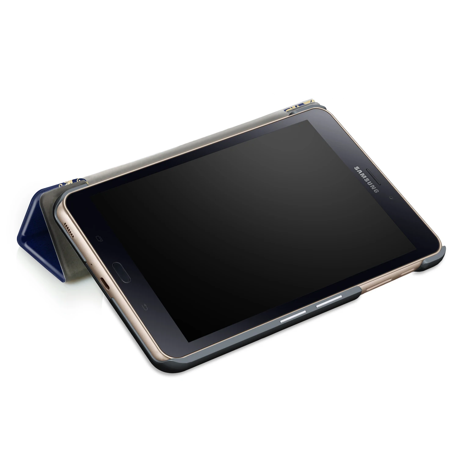 Кожаный Смарт флип чехол с принтом для Samsung galaxy Tab A 8 0 2017 T380 T385 дюймов планшет