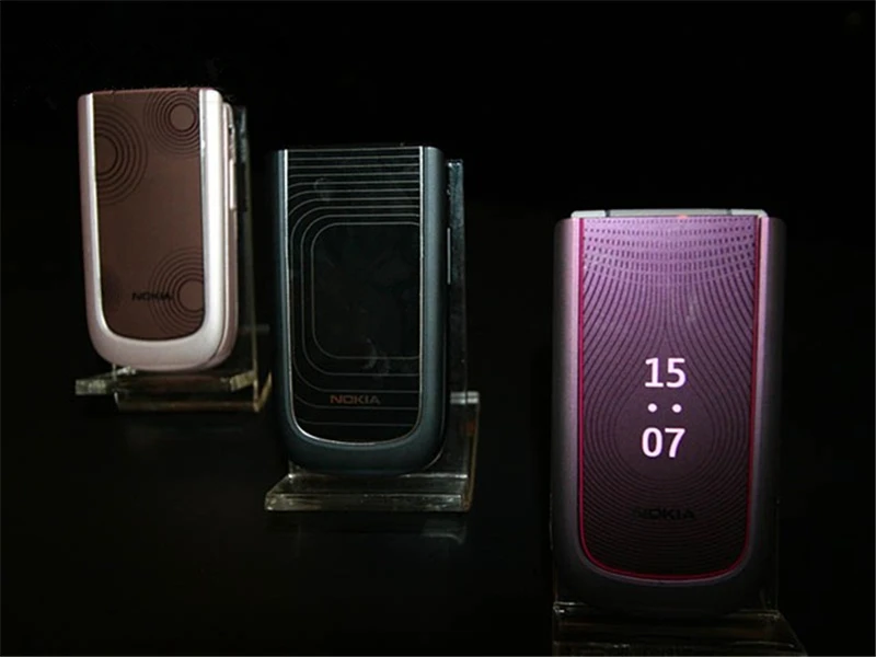 3710f Оригинальный разблокирована Nokia Оригинал Флип 3710 сотовый телефон 3g 3.2MP Камера