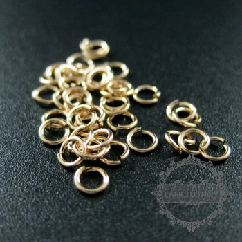 

24gauge 0.5x3mm gold filled high quality color not tarnished single jump ring DIY jewelry supplies findings jumpring 1545008