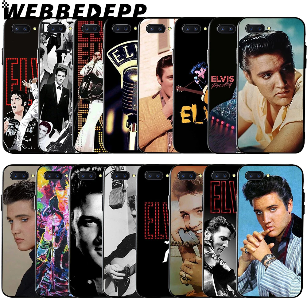 WEBBEDEPP Elvis Presley мягкий чехол для Huawei Honor 6 7A Pro 7C 8C 7X 8X 8 9 10 lite Note10 | Мобильные телефоны и