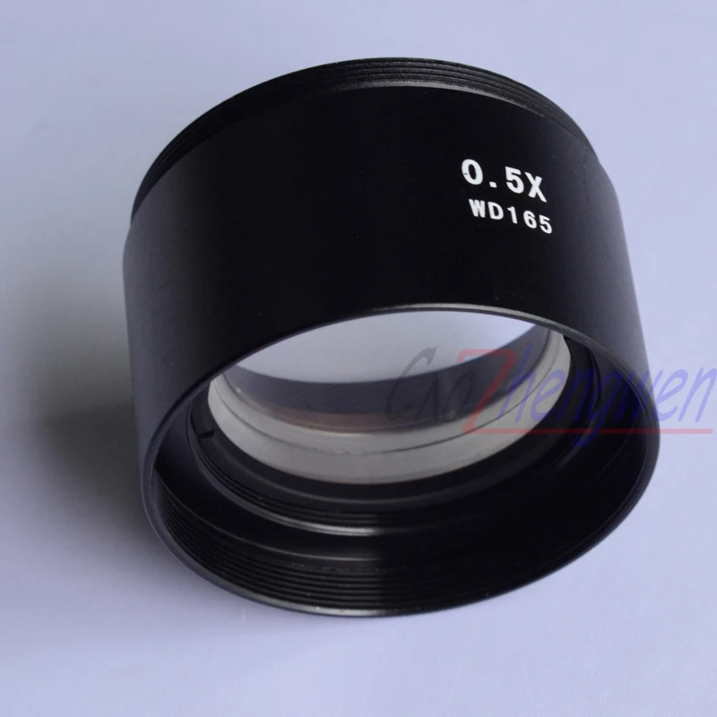 FYSCOPE NEW ARRIVE 3.5X-90X Trinocular Zoom Stereo Microscope Head 165mm WD 0.5X 2.0X