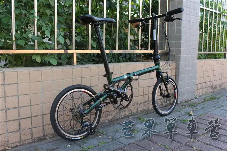 Flash Deal Fnhon CR-MO Steel Folding Bike 16" Minivelo Mini velo Bike Urban Commuter Bicycle overall bike V Brake 9 Speed 37 Flash Deal Fnhon CR-MO Steel Folding Bike 16" Minivelo Mini velo Bike Urban Commuter Bicycle overall bike V Brake 9 Speed 37
