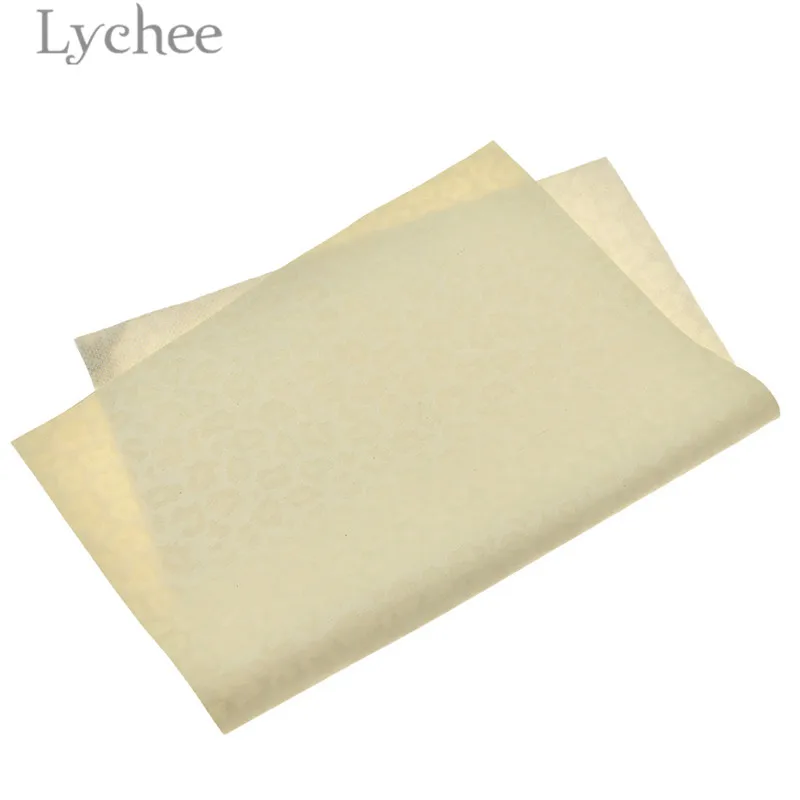 Lychee Life 29x21 см A4 леопардовая искусственная ПВХ кожаная ткань высокого качества Синтетическая Кожа DIY материал для сумок одежды