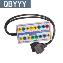 QBYYY Protocolo OBD2 Detector Break Out Box 2 em 1 OBD II-Break out box detector protocolo para a programação chave e chip tuning