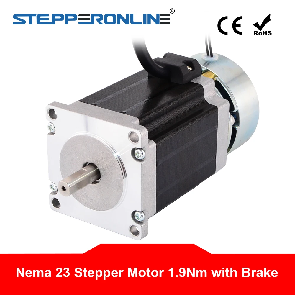Шаговый двигатель Nema 23 1 шт. 269 нм (283 унции) с фрикционным крутящим моментом