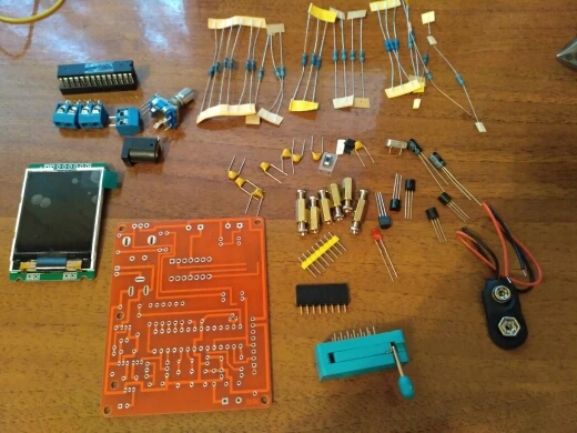 DIY Kit TFT Транзистор тестер ESR метр LCR генератор сигналов ШИМ квадратная волна