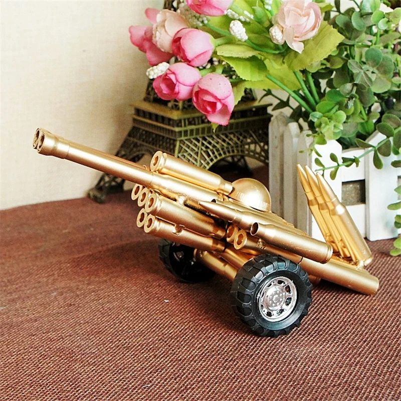 

Simulation Bullet Craft Antiaircraft Gun German Cannon Flak Military Model Kit Educational Brinquedos New Year Children Toy Gift