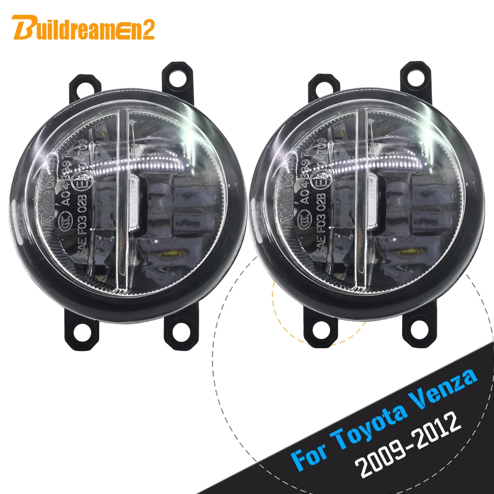 buildreamen2 2 x car styling 4000lm led bulb fog light venza fog light bulb
