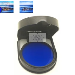 Enhanced Blue Color Lens Filter for Camera Lenses - Multiple Sizes Available