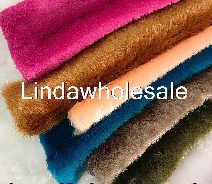 

Good quality imitation rabbit fur plush fabric,felt cloth,carpet decoration,Clothing shoes material,160cm*45cm(half yard)/pcs