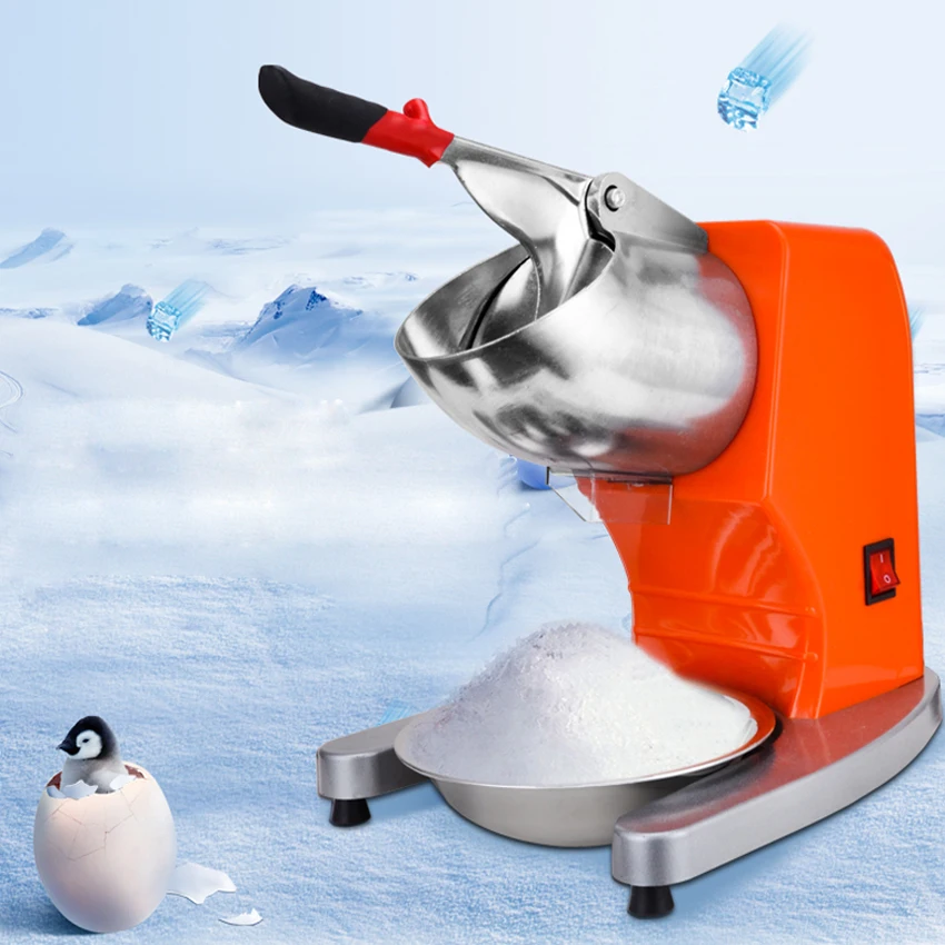 

1pc Commercial high-power household Electric Ice crusher Ice Block shaving machine Shaved ice machine