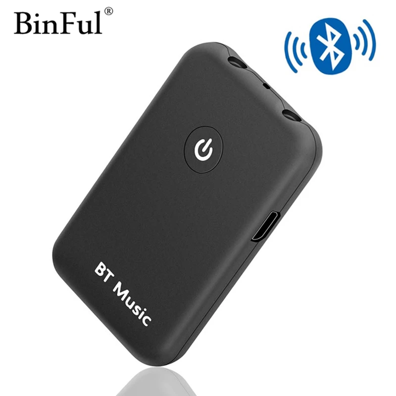 

2 in 1 Transmit Receive Wireless Bluetooth AUX Adapter 4.2 3.5mm Jack Audio for Tables TV Home Sound System Car Stereo System