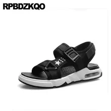 Люди обувь Runway кроссовки черный меш повседневная пляж дизайнер спорт мода ремень водонепроницаемый воды Мужские сандалии летние наружные