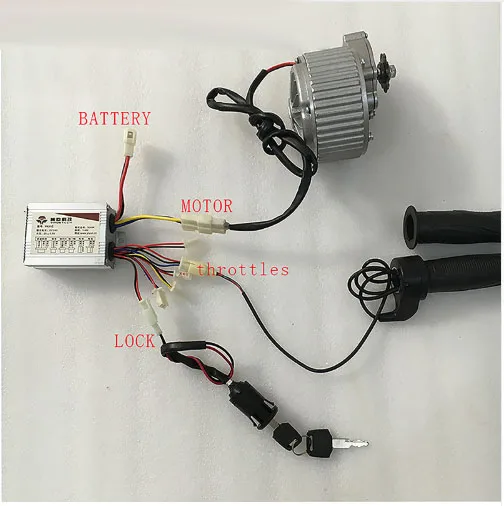 Универсальное зажигание мотоцикла, переключатель, блокировка мощности для электрического велосипеда, Электрический скутер, двигатель, две три части проводки