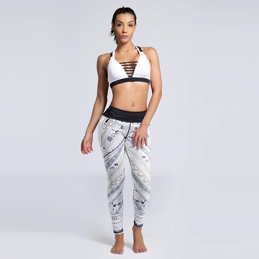 Bohemian Geometric Leggings Multicolor Jeggings Sexy