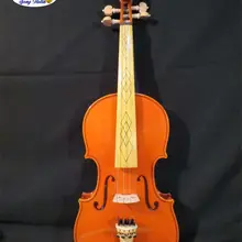 Strad стиль профессиональная песня брена маэстро скрипка 4/4 резьба прокрутка шеи#8302